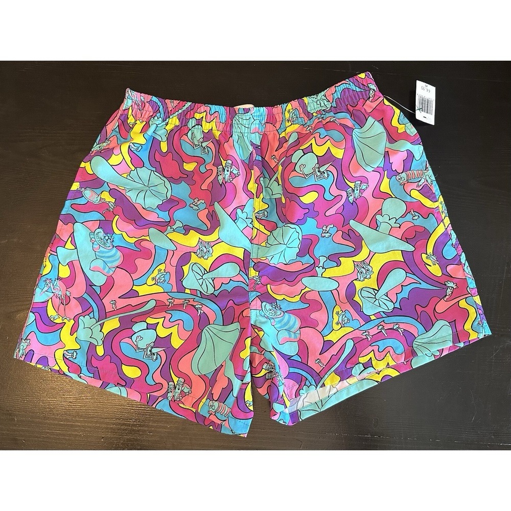Disneyland Park Alice In Wonderland Colorful Womens Shorts *Size‎ XS